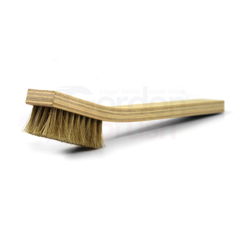 4 x 9 Row Horse Hair Bristle and Plywood Handle Large Scratch Brush